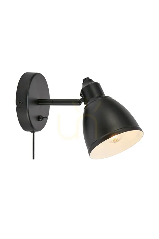 Cel mai vândut Lampă de perete Markslojd STORY negru mat metal 108712