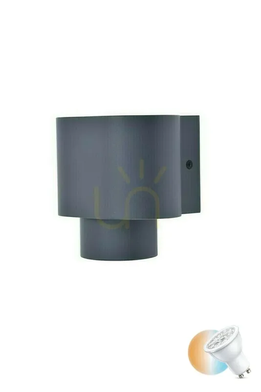 Mai ieftin Lampă de perete exterior Lutec CYPRES gri aluminiu LED 7W 6604001118