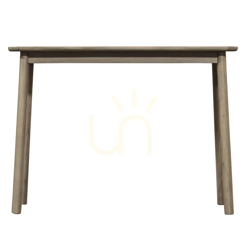 Consolă mobilier Gallery Direct Kingham gri stejar masiv 110x38x80 cm 5059413122842 Reducere de preț