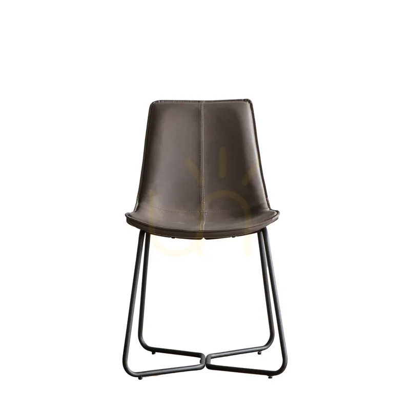 Preț promoțional Scaun dining Gallery Direct Hawking Ember metal PU 49x55x86 cm 5059413329579