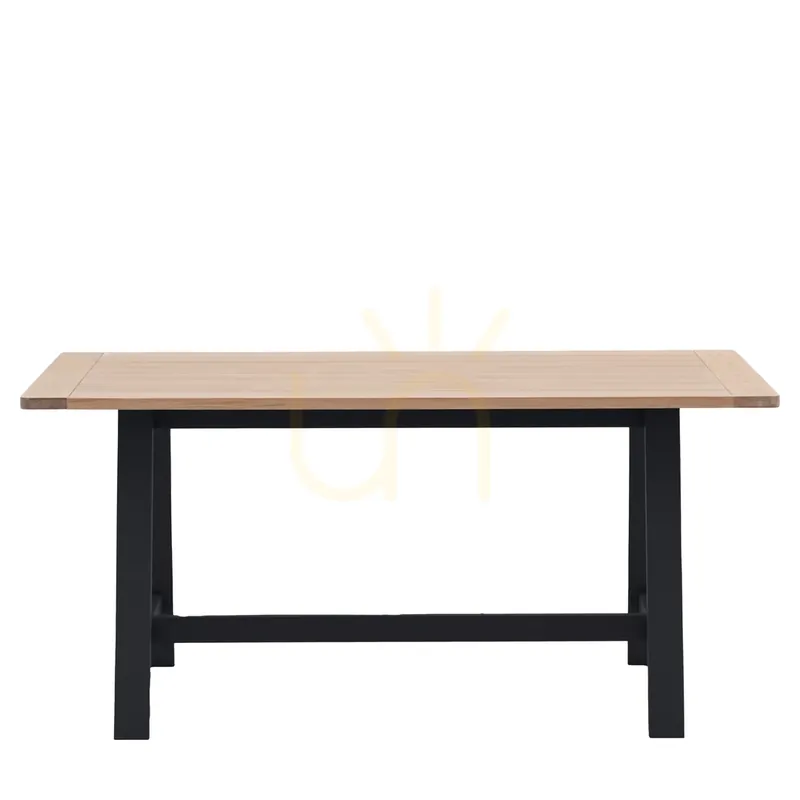Masă dining Gallery Direct Eton Trestle Meteor stejar 160x80 cm 5059413871436 Ofertă specială