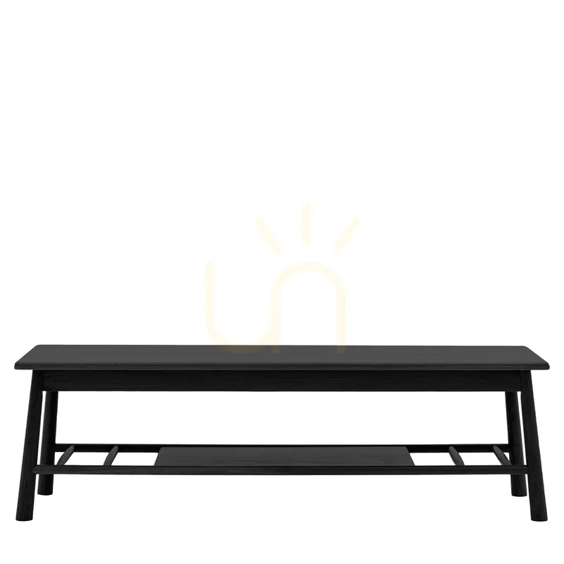 Raft TV Gallery Direct Wycombe stejar negru 140x42x42,5 cm 5059413895593 Plată sigură