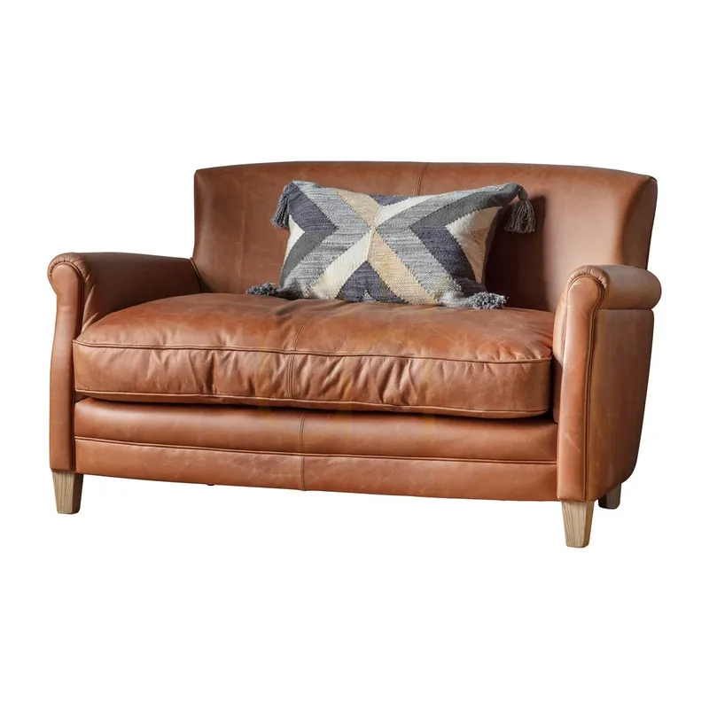 Ofertă de sezon Canapea piele maro Gallery Direct Mr Paddington vintage 139,5 cm 5059413402302
