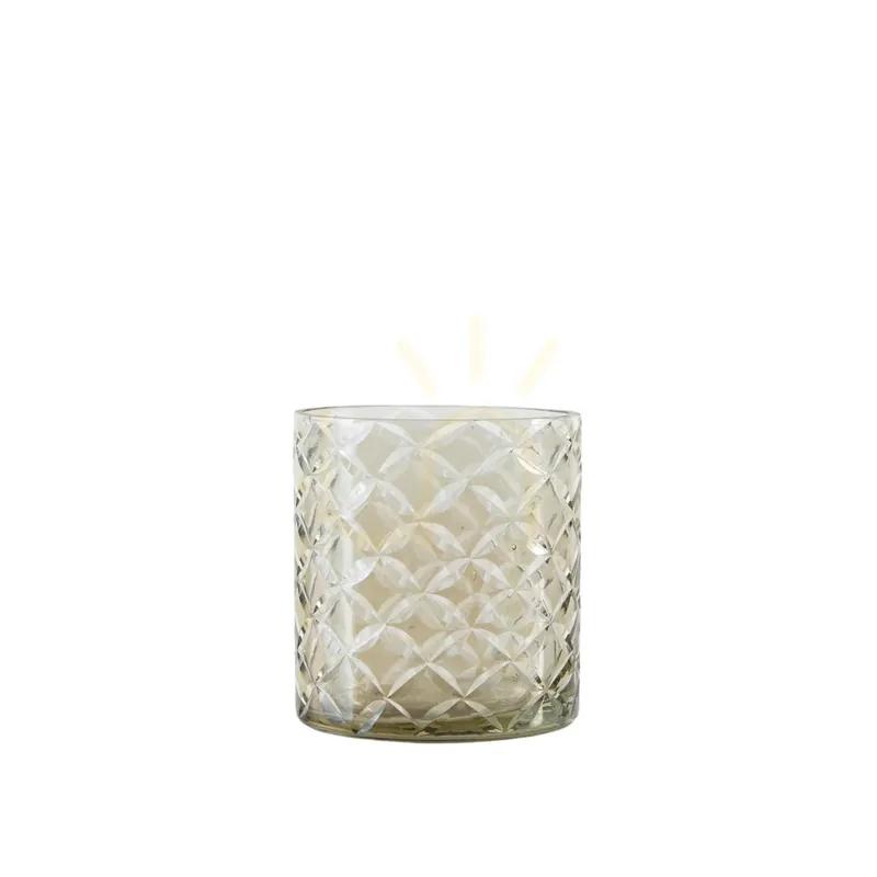 Doar azi Suport lumânare tea light Gallery Direct Lorna Smoke sticlă 70x70x80 mm set 2 5059413697760
