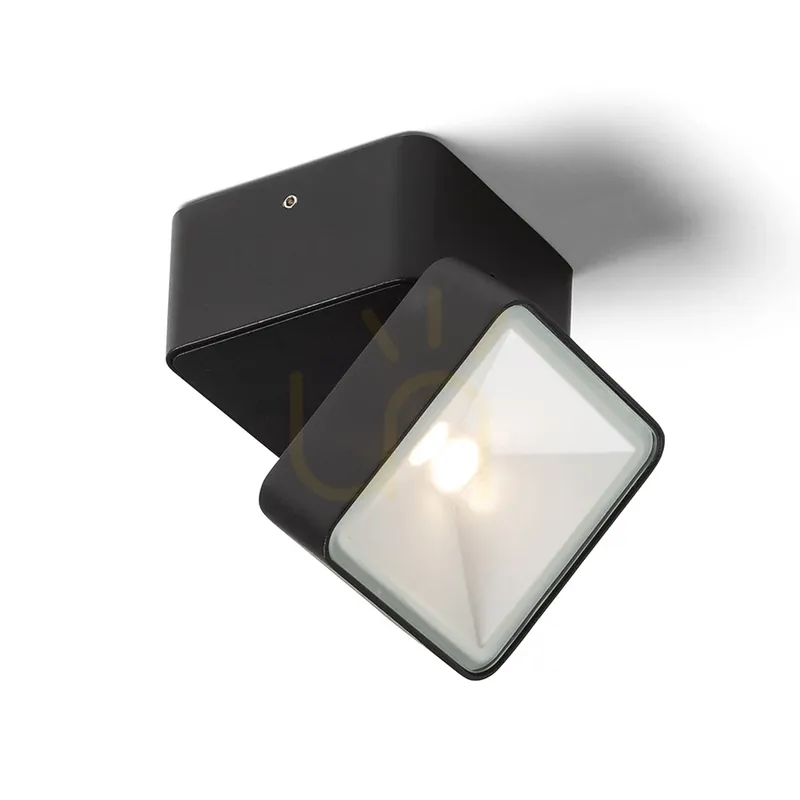 Rendl Flavio Sq Montat la suprafață negru 230 V Led 6 W 110° Ip54 3000 K Lampă de grădină. Retur gratuit