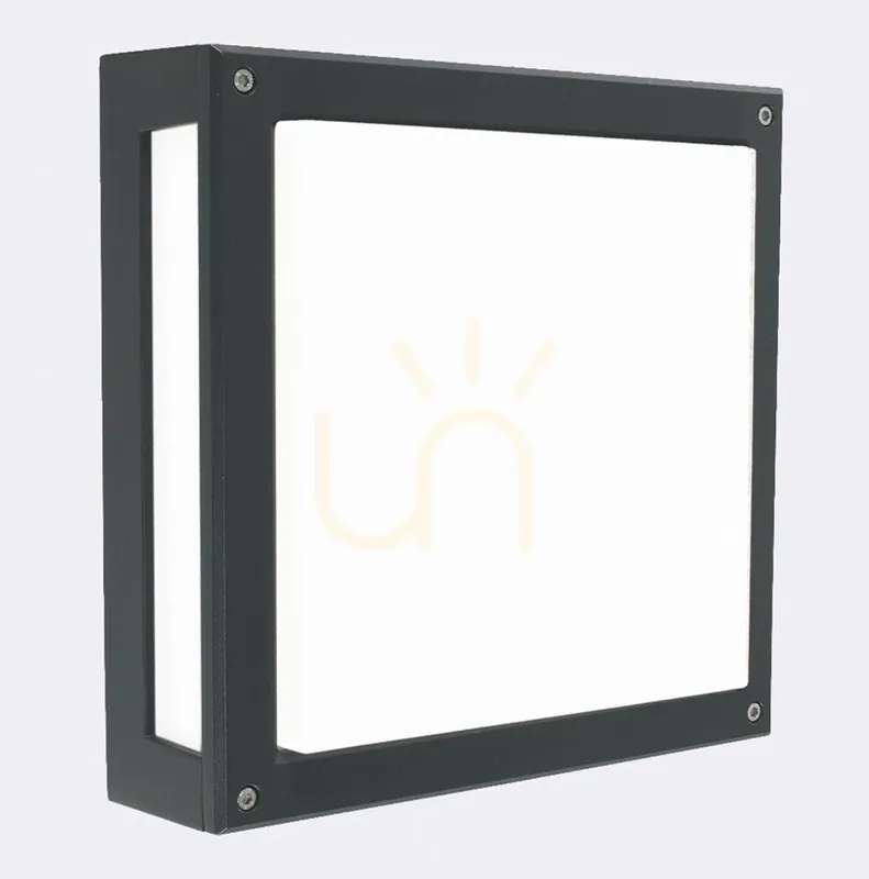 Nu rata NORDLAND lampă de perete pentru exterior / plafon cu senzor de mișcare 7118AL 12W 3000K - Aluminiu RAL 9006 - NORLYS