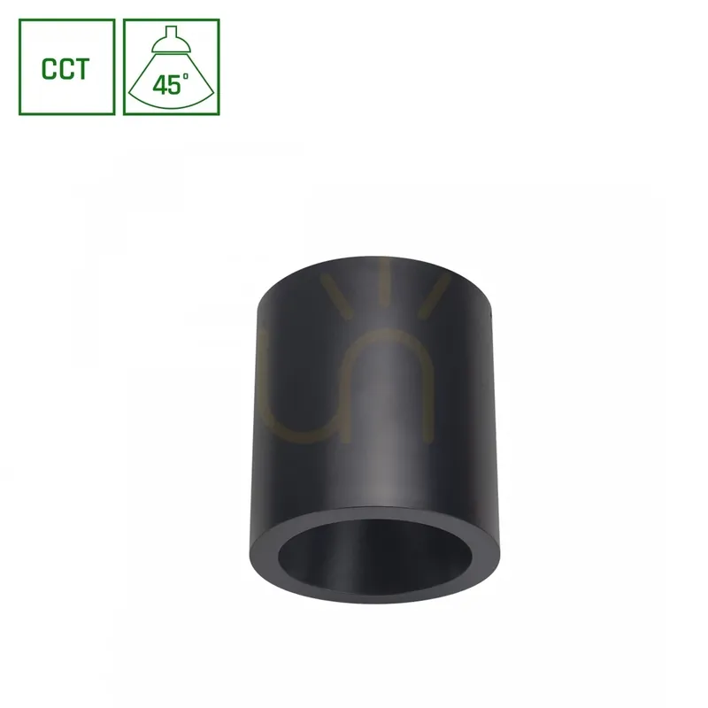 Comandă acum Chloe complet montat la suprafață 7 W Cct 230 V 45 St Ip20 Ugr<19 Fi90 X100 Mm Negru rotund.
