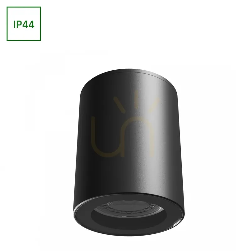 Chloe Gu10 montat la suprafață Gu10 250 V Ip44 70 X90 Mm negru rotund fix. Ultima șansă