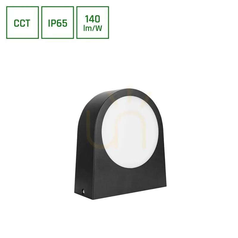 Versa 15 W Cct 230 V 100 St ip65 70 X180x196 Mm Fațadă neagră Bestseller