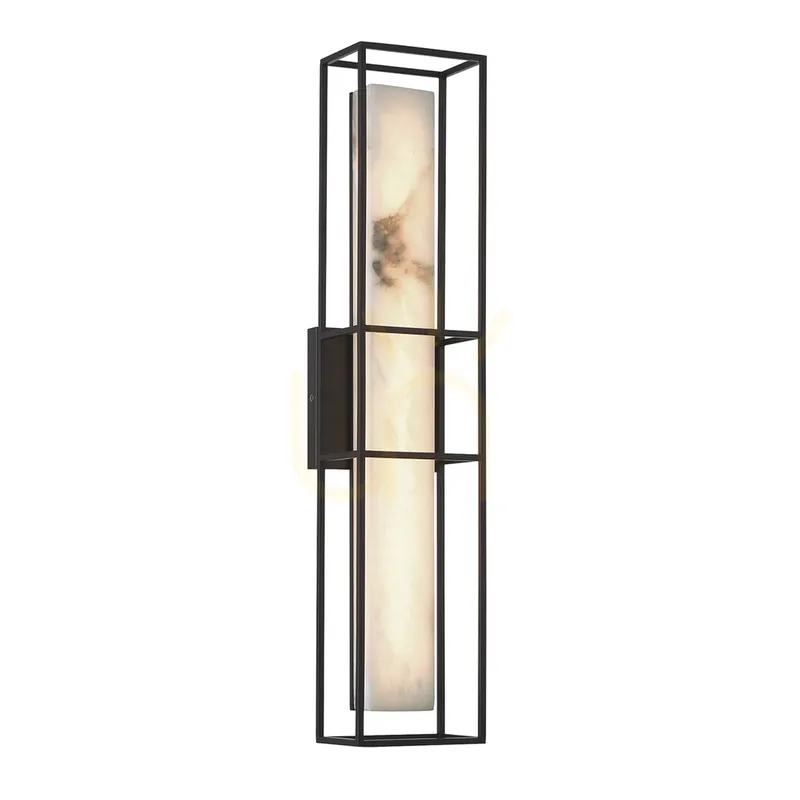 Preț redus Lampă de perete mare BLAKLEY - 1 sursă de lumină - Negru mat QUINTIESSE