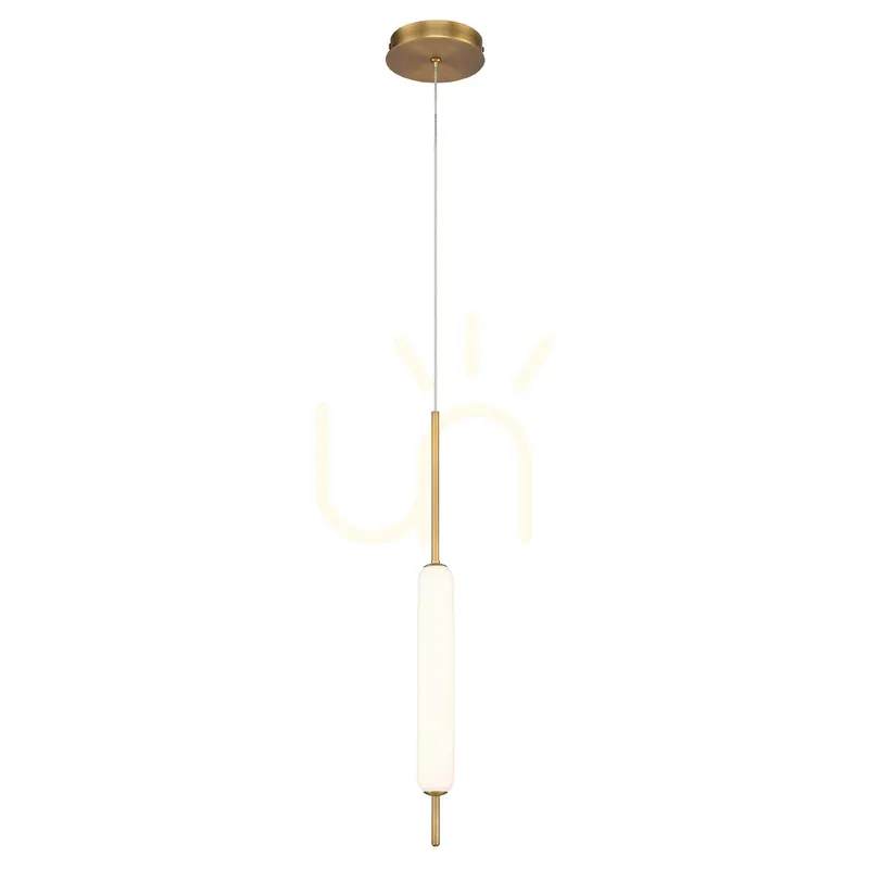 Lampă suspendată CUMBERLAND - 1 sursă de lumină - Aur periat QUINTIESSE Ofertă specială