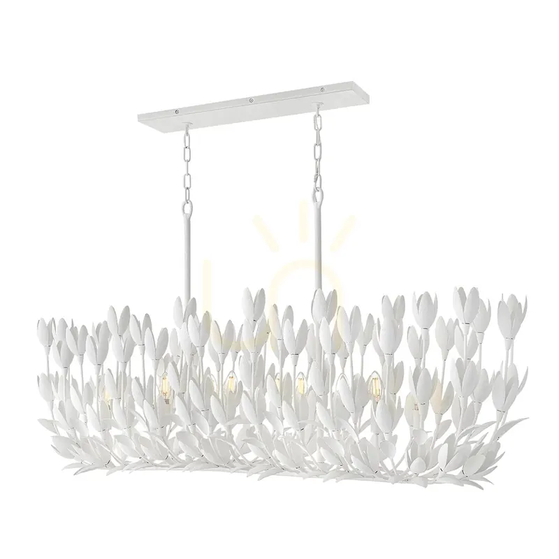 Lampă insulă FLORA - 10 surse de lumină - tencuială structurală QUINTIESSE. Preț promoțional