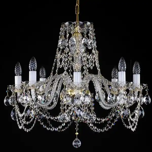 Candelabru Cristal Bohemia Exclusive 8 brate, diam. 66cm Donatela VIII CE Reducere extra