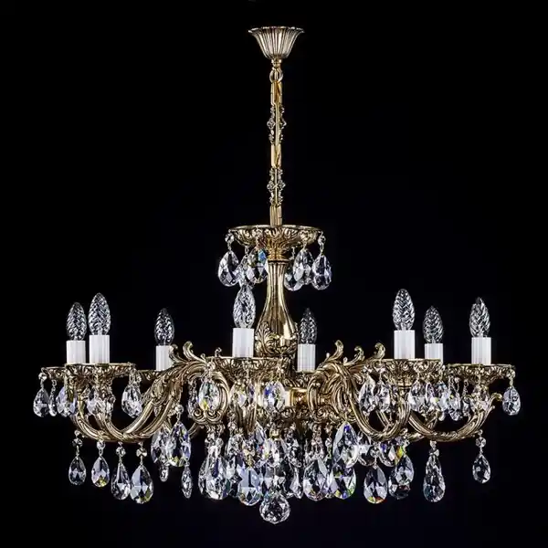 Candelabru Cristal Bohemia Exclusive 8 brate, diam.67cm CR 0011/08/20 CE Plată sigură