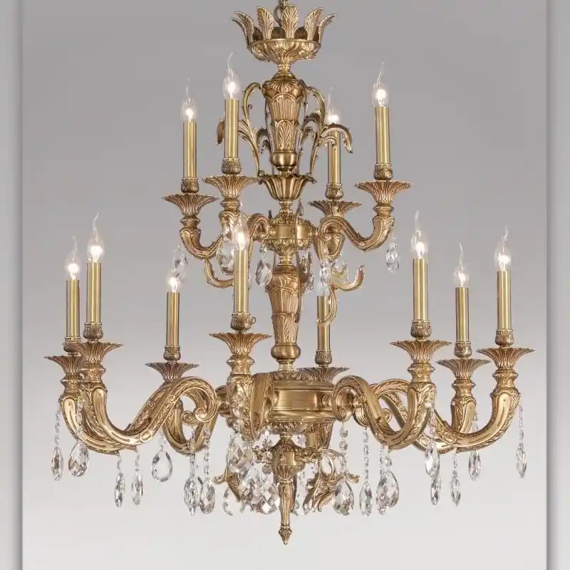 Candelabru LUX 12 brate fabricat manual, cristal Asfour, diam.102cm Venus 2725/8+4 Vezi acum