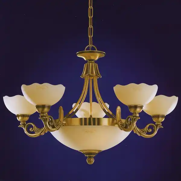 Candelabru LUX fabricat manual 5 brate, diam.76cm Cibeles 2138/5 Bejorama Livrare rapidă