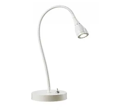 Disponibil imediat Lampa de masa LED moderna cu brat flexibil Mento alba 75525001 NL
