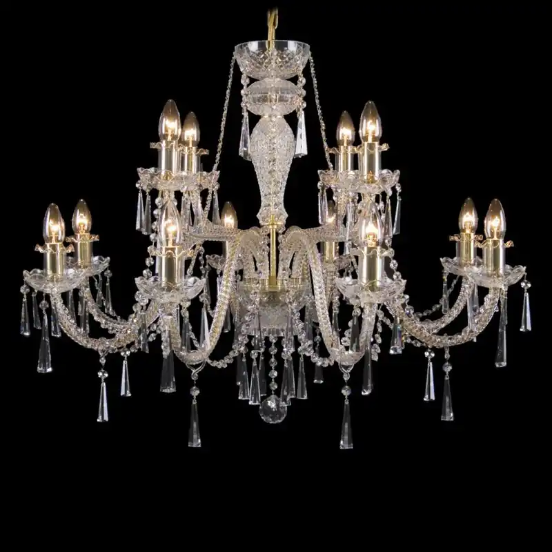 Preferatul clienților Lustra 12 brate cristal Bohemia L11 009/12/3-K
