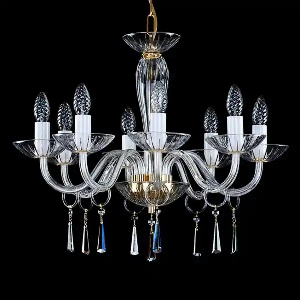 Plată securizată Lustra 6 brate STEFANIE VI. SWAROVSKI ELEMENTS