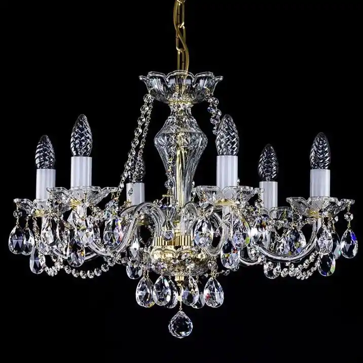 Candelabru 6 brate cristal Swarovski Spectra CASSIDY VI. Cumpără acum