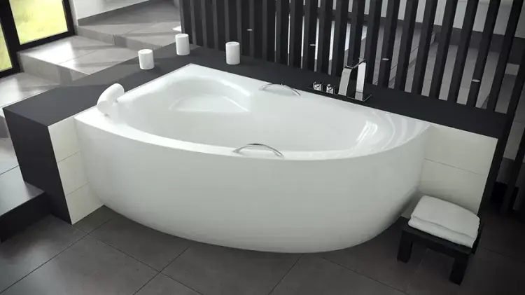 Premium Panou pentru cada de baie asimetrica, Besco Natalia