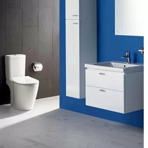 Retur gratuit Set vas wc Aquablade cu rezervor alimentare inferioara Cube Idea Standard seria Connect E042901+E797001