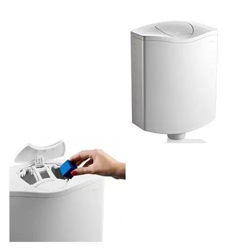 Cumpără online Rezervor la semi inaltime pentru vas wc, cu locas pentru odorizante AP116 PLUS GEBERIT 136.444.11.1
