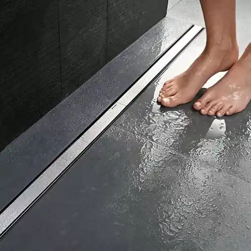 Set rigola de dus cu capac ajustabil pe lungime 30-130cm GEBERIT CLEANLINE metal lucios-metal periat 154.152.00.1+154.451.KS.1 Calitate înaltă