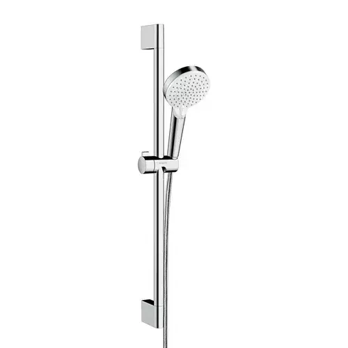 Set de dus alb-crom cu para bara 65 si furtun HANSGROHE seria CROMETTA NEW 100 VARIO 26532400 Ofertă exclusivă