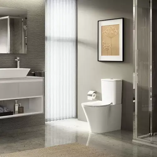 Set vas wc BTW Aquablade cu rezervor Arc alimentare inferioara Ideal Standard seria Connect Air E013701+E073901 Preț promoțional