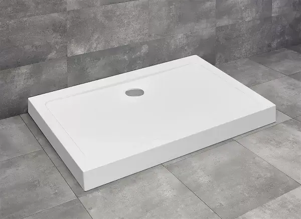 Cadita de dus dreptunghiulara, acrilica, Radaway Doros D Compact Retur ușor