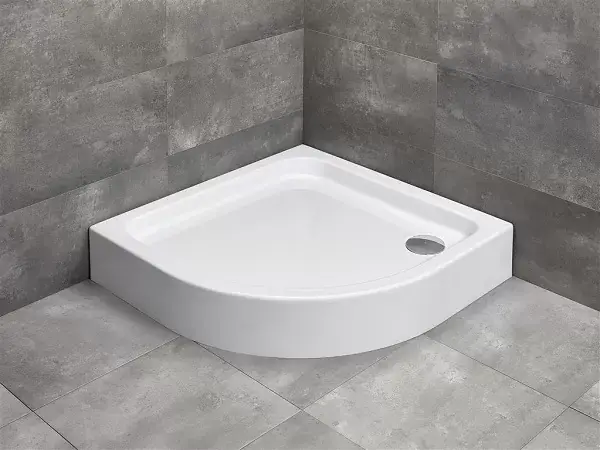 Cadita de dus semirotunda, acrilica, Radaway Siros A Compact Ultima șansă