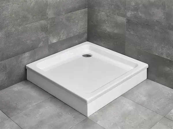 Cadita de dus patrata, acrilica, Radaway Siros C Plată sigură