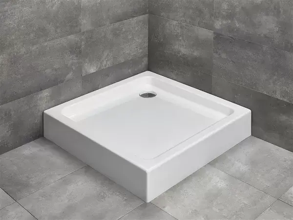 Cadita de dus patrata acril Radaway seria Siros C Compact Nu rata