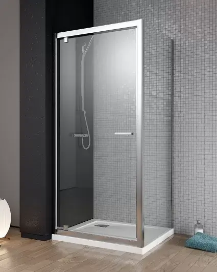 Cabina de dus rectangulara, cu usa batanta, crom lucios, Radaway seria Twist DW+S Preț redus