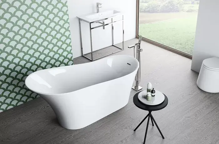Retur ușor Cada de baie freestanding ovala RADAWAY seria CRETA