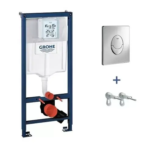 Cumpărături sigure Rama incastrata pentru wc cu clapeta si set de fixare GROHE seria RAPID SL 38721001