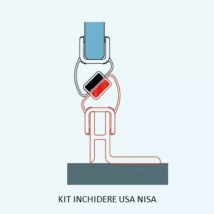 Kit inchidere usa nisa Ronal seria SOLINO V.SOL.50/06 Super ofertă