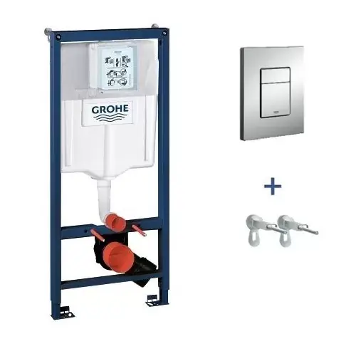 Rama incastrata pentru wc cu clapeta si set de fixare GROHE seria RAPID SL 38772001 Calitate înaltă