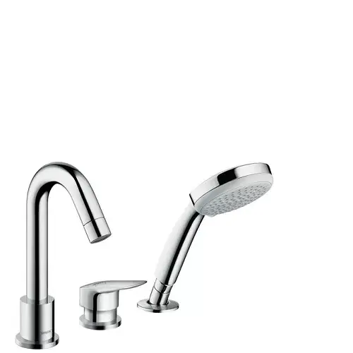 Set baterie pe cada cu 3 orificii HANSGROHE seria LOGIS 71313000 Nu rata