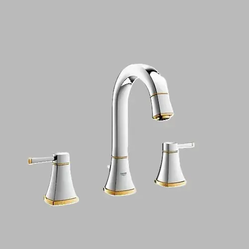 Baterie lavoar cu 3 orificii, gold, Grohe Grandera 20389IG0 Ofertă de sezon
