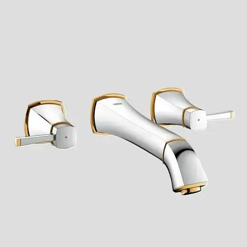 Baterie lavoar cu 3 orificii gold Grohe seria Grandera 20415IG0 Reducere