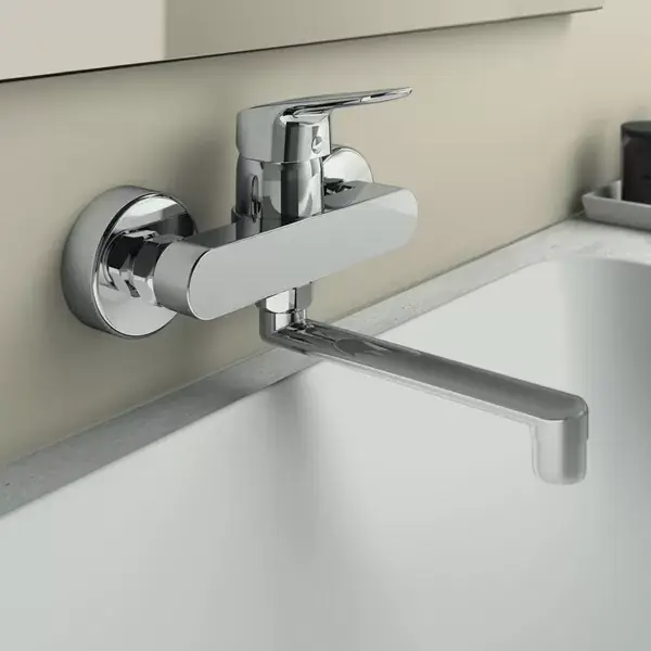 Baterie lavoar monocomanda cu prindere in perete IDEAL STANDARD seria CERAFLEX B1717AA Plată securizată
