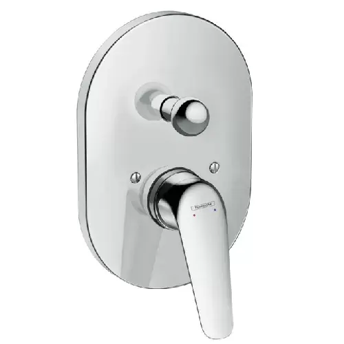 Livrare rapidă Baterie cada dus incastrata monocomanda ovala HANSGROHE seria NOVUS NOVUS 71047000