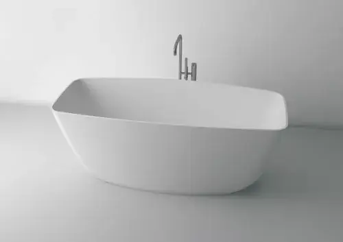 Ofertă specială Cada de baie freestanding, marmura compozit, Cast Marble Monza MRM630456161103