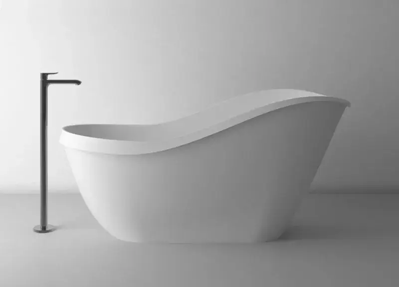 Cada de baie freestanding, marmura compozit, Cast Marble Sorrento MRM631216171103 Preț mic
