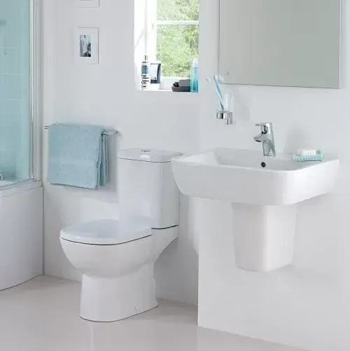 Set vas wc cu rezervor alimentare laterala cu capac soft close IDEAL STANDARS seria TEMPO T331201+ T427401+ T679301 Popular