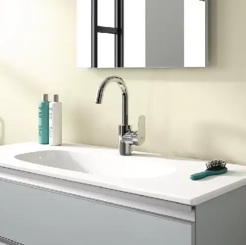 Promoție Baterie lavoar monocomanda cu pipa inalta si ventil pop-up IDEAL STANDARD seria CERAFLEX B1716AA