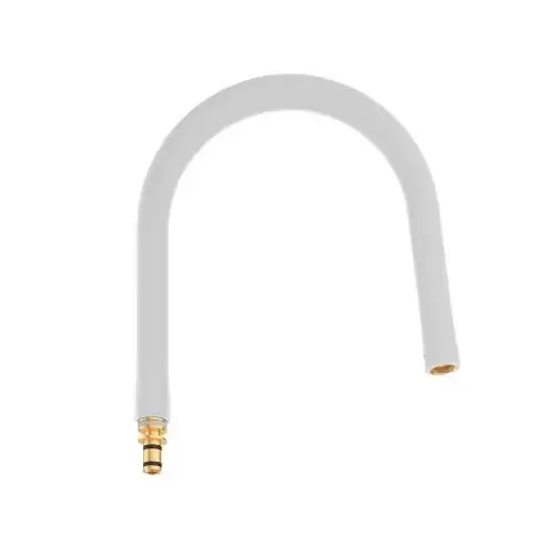 Nu rata Pipa pentru baterie de bucatarie GROHE seria ESSENCE GROHFLEXX ALB MAT 30321MW0