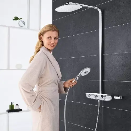 Sistem de dus cu baterie termostat Grohe seria RainShower Control 360 Mono ALB 26361LS0 Ofertă de sezon